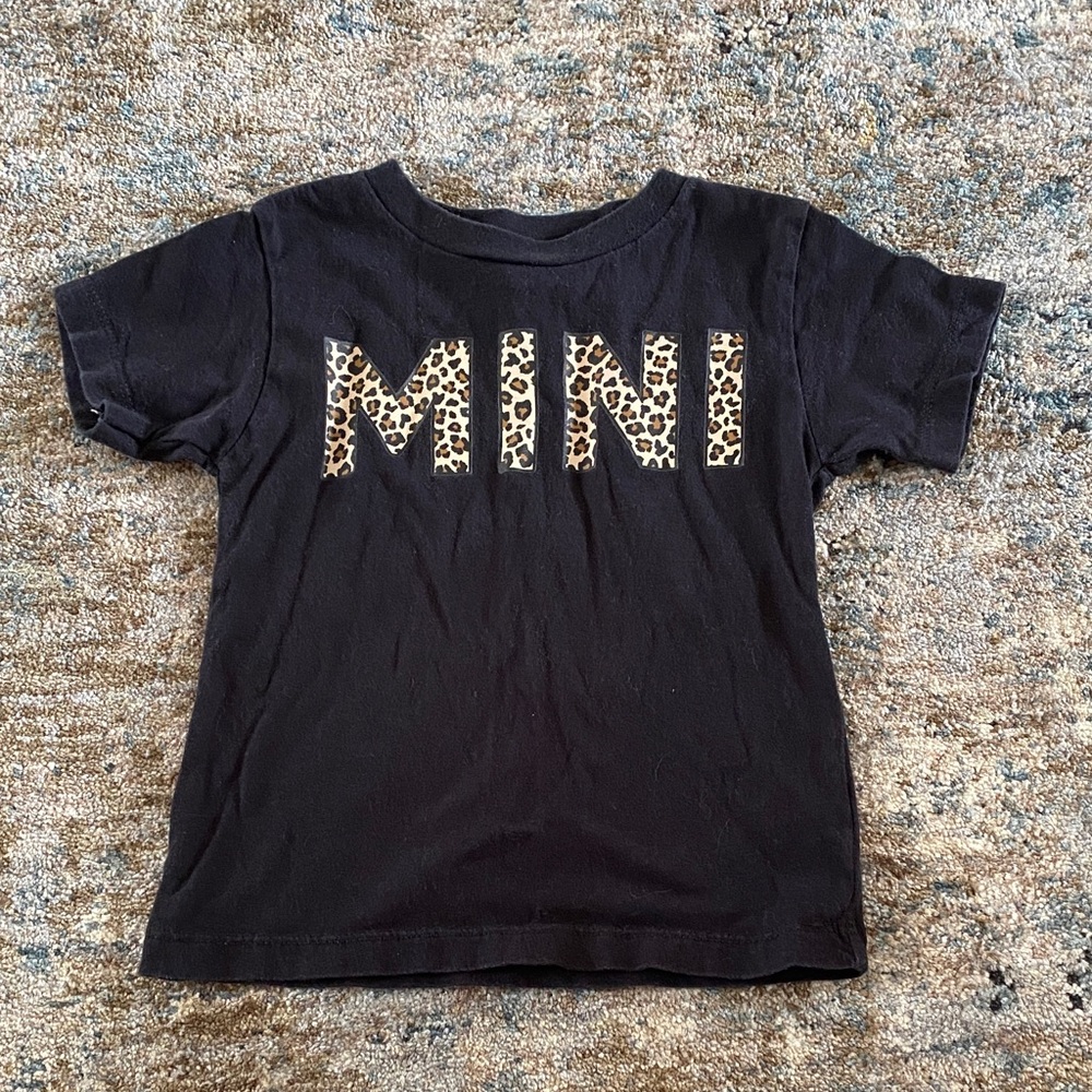 Mini Black Kids T-Shirt